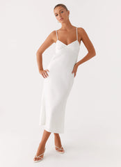 Bentley Midi Dress - White