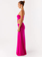 Carlene Maxi Dress - Fuchsia