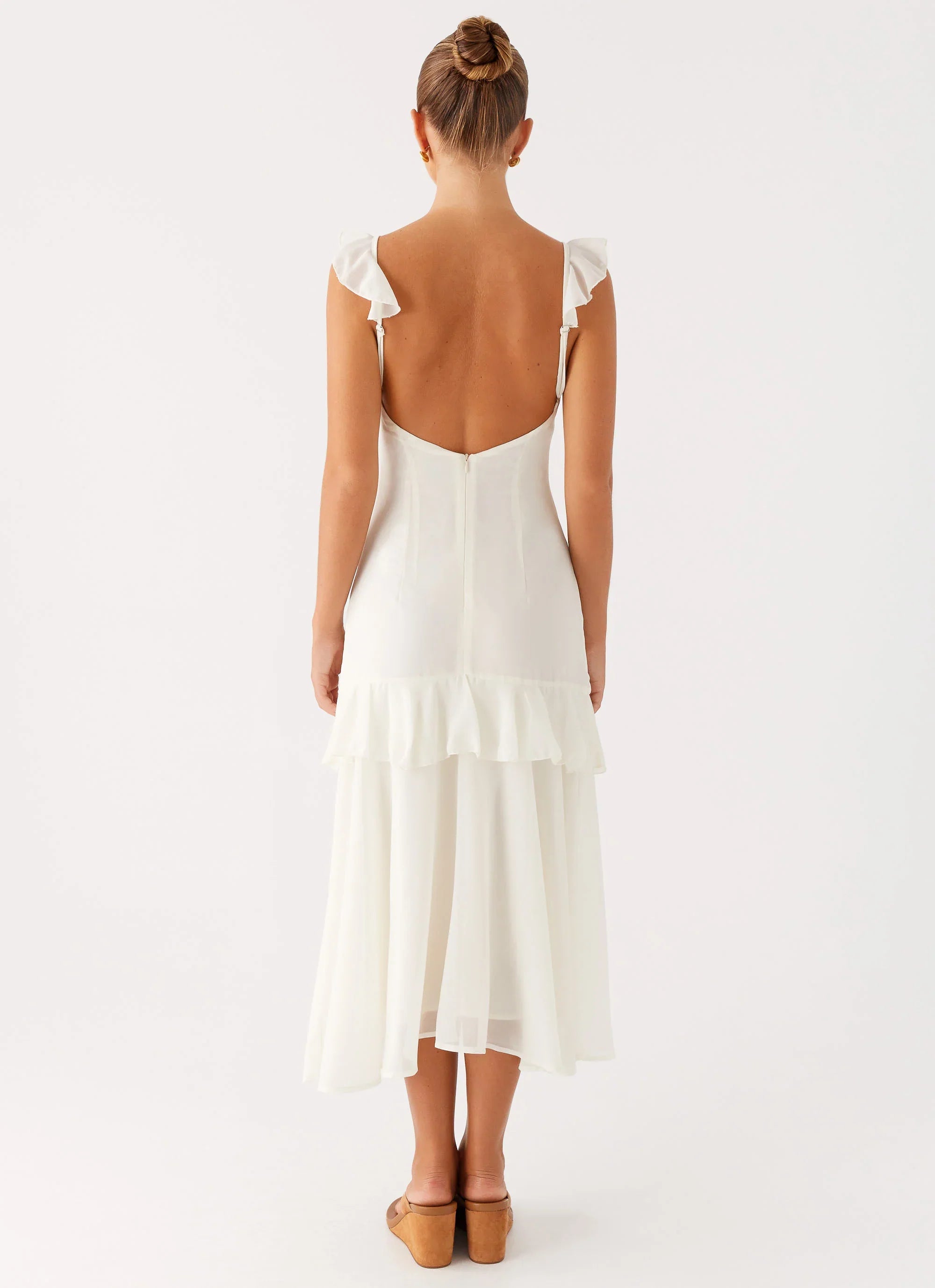 Celie Midi Dress - Ivory