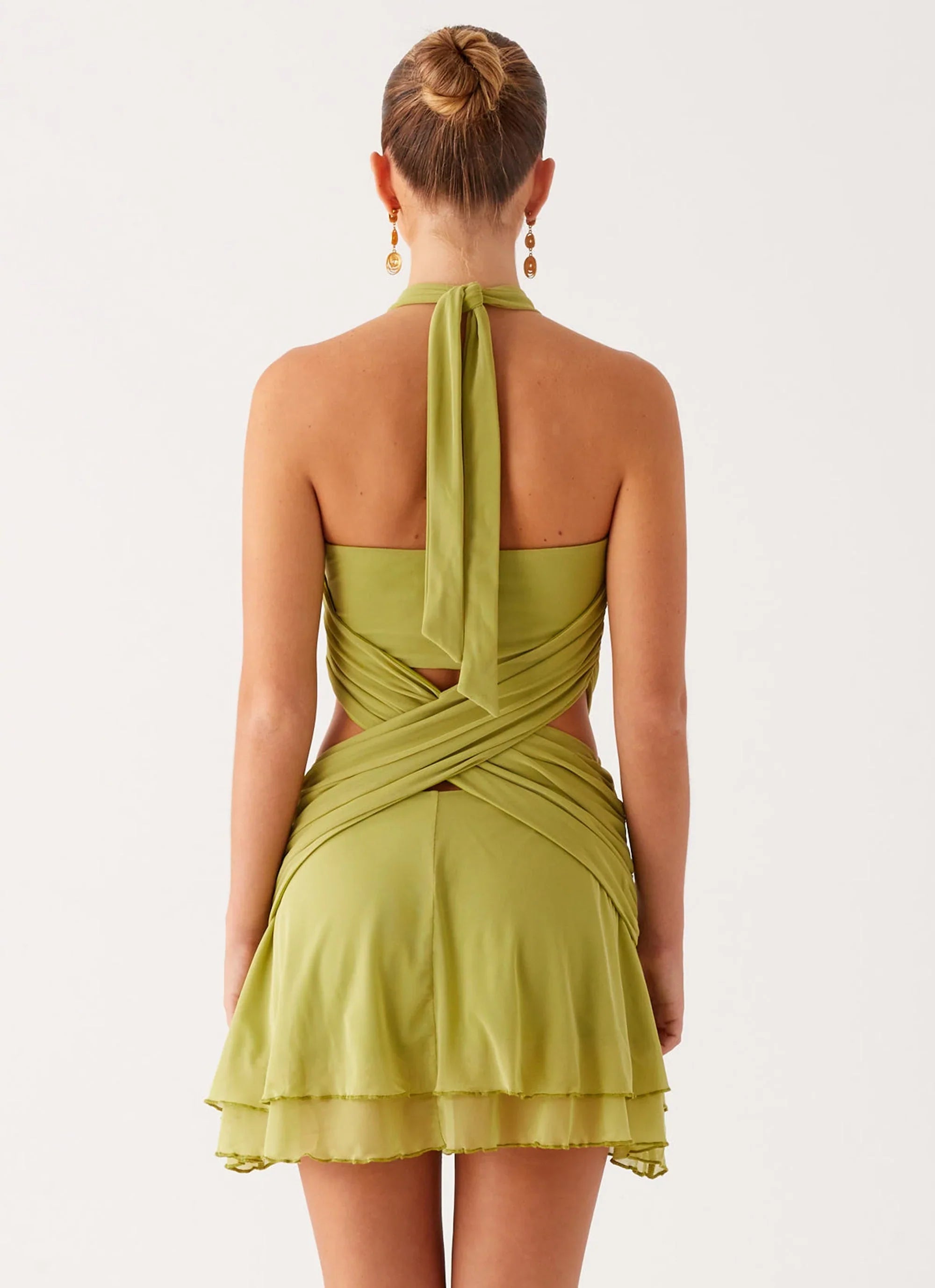 Helsa Mini Dress - Green