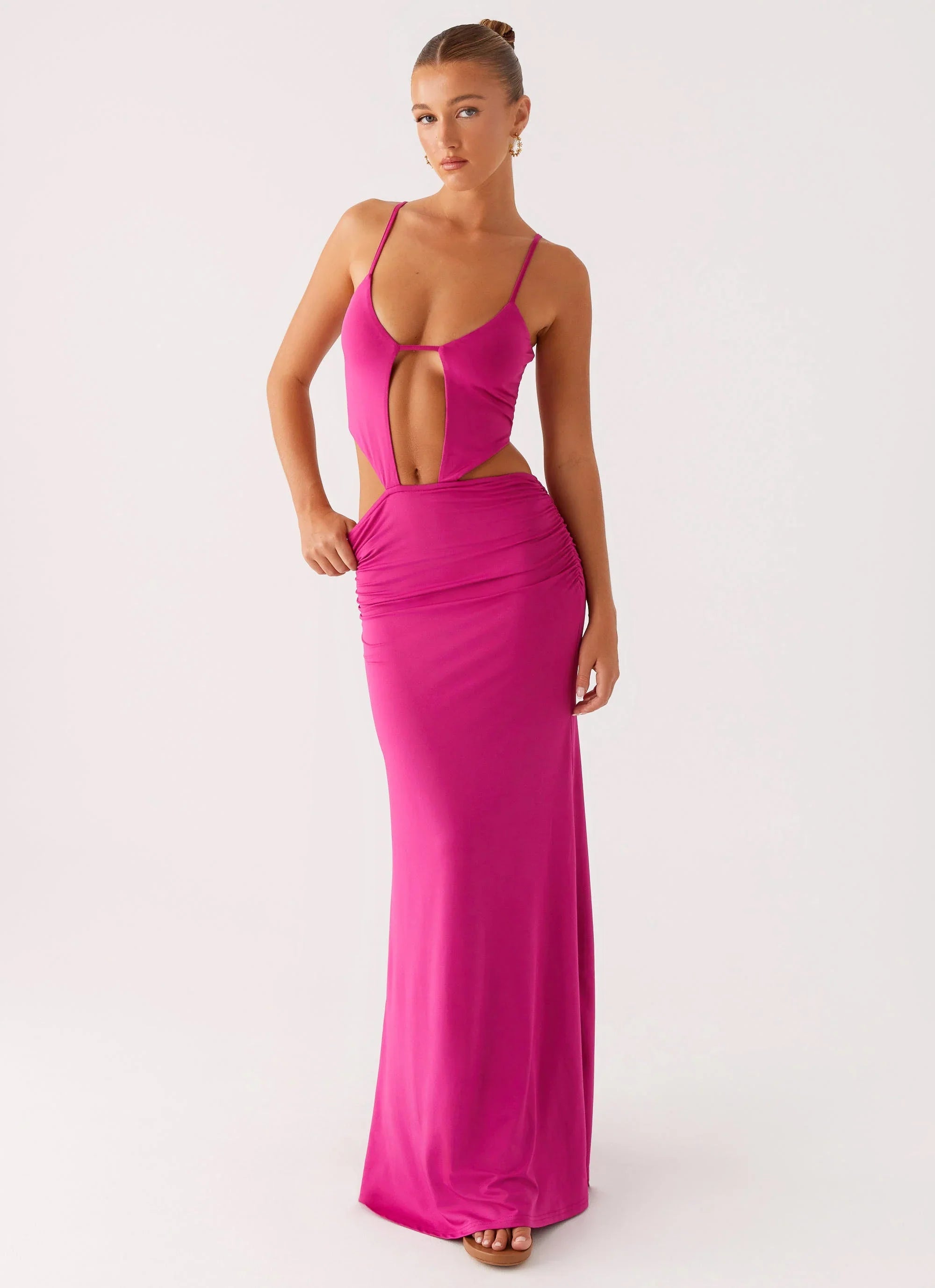 Headliner Maxi Dress - Fuchsia