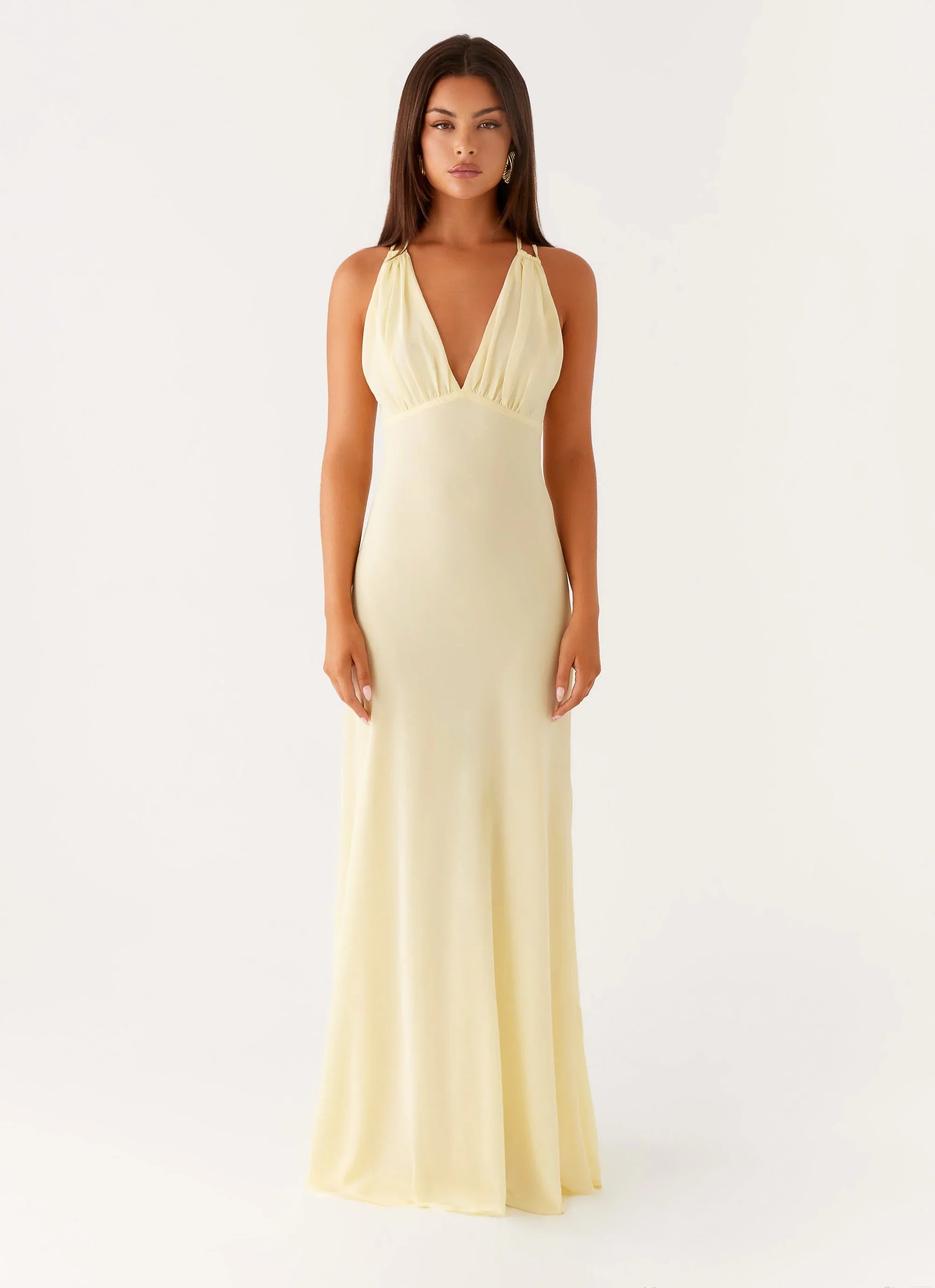 Kacia Maxi Dress - Lemon