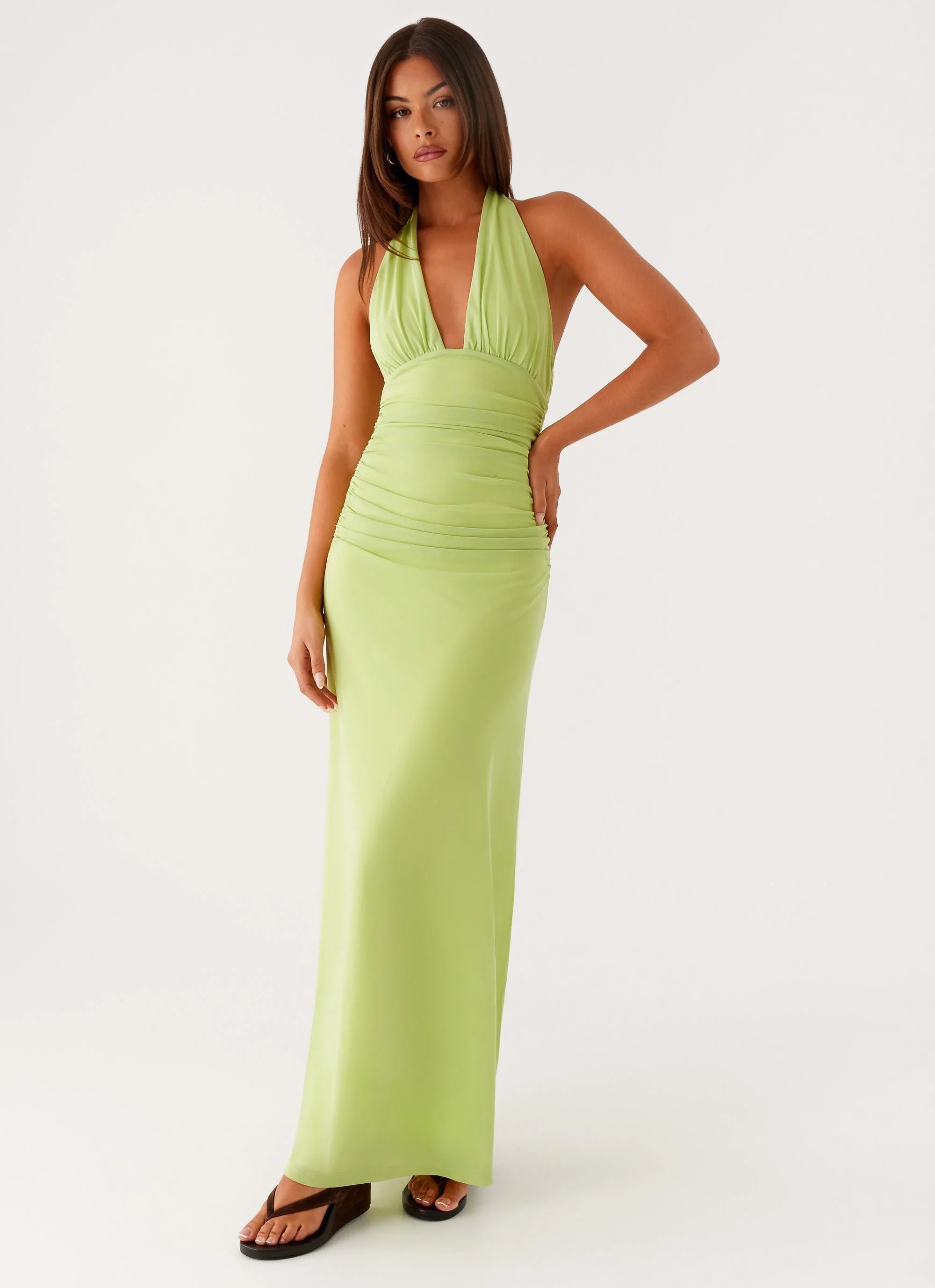 Kerrie Maxi Dress - Lime