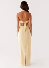 Rumour Has it Maxi Dress - Yellow